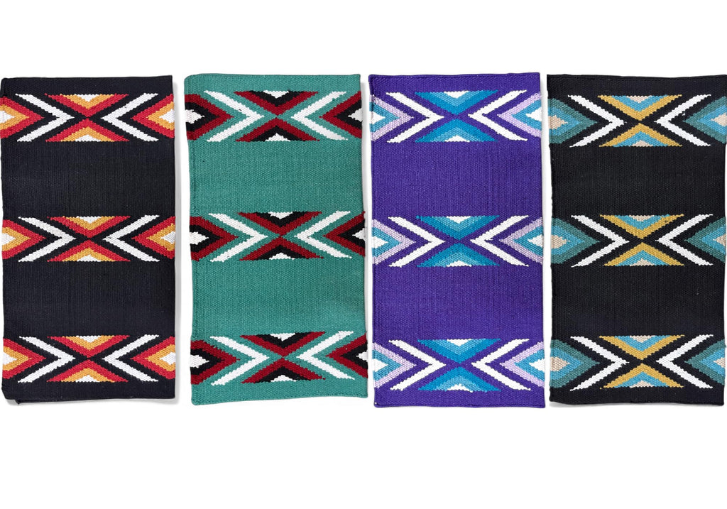 New Zealand Wool Handwoven Horse Saddle Blanket 36x34 Inches D856502