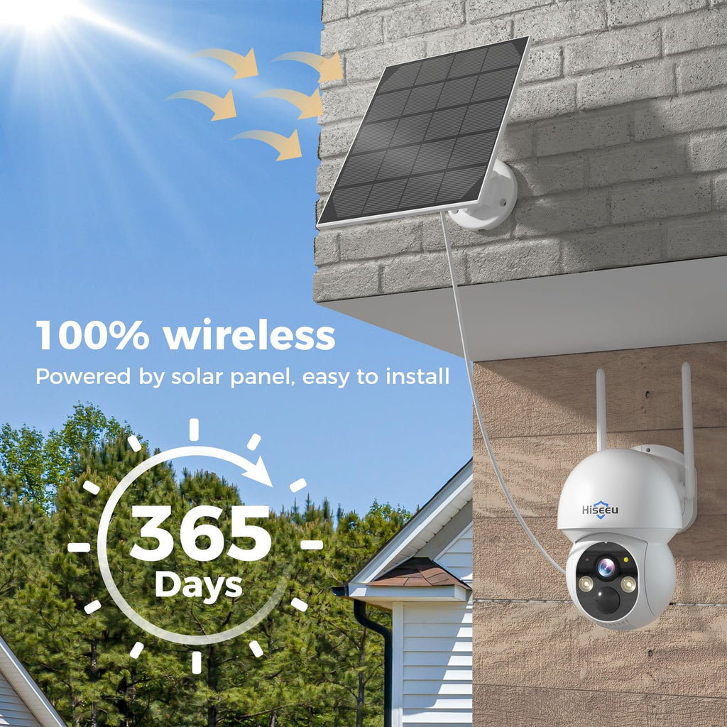 Solar Security Camera 4 Cam-Kit 4MP Wireless O432433