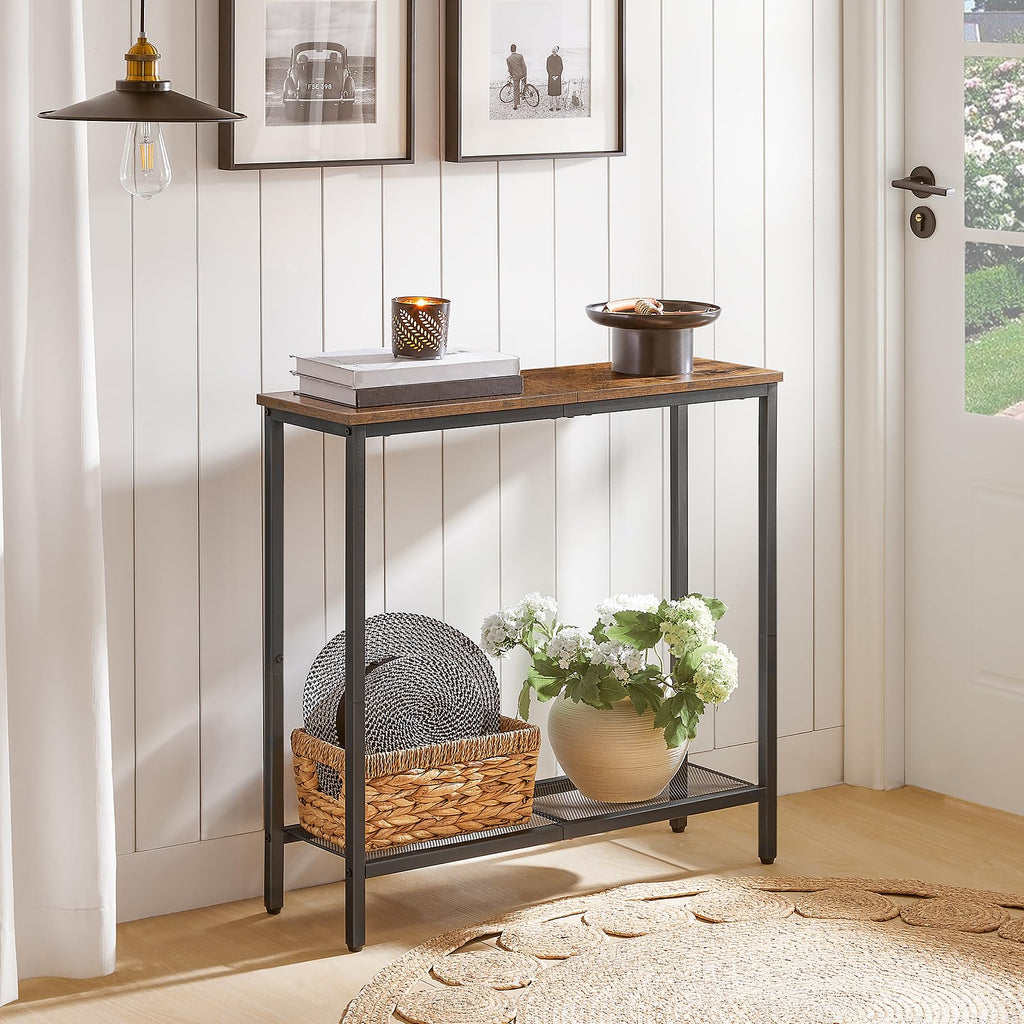 29.5" Narrow 2 Tier Console Table W83002