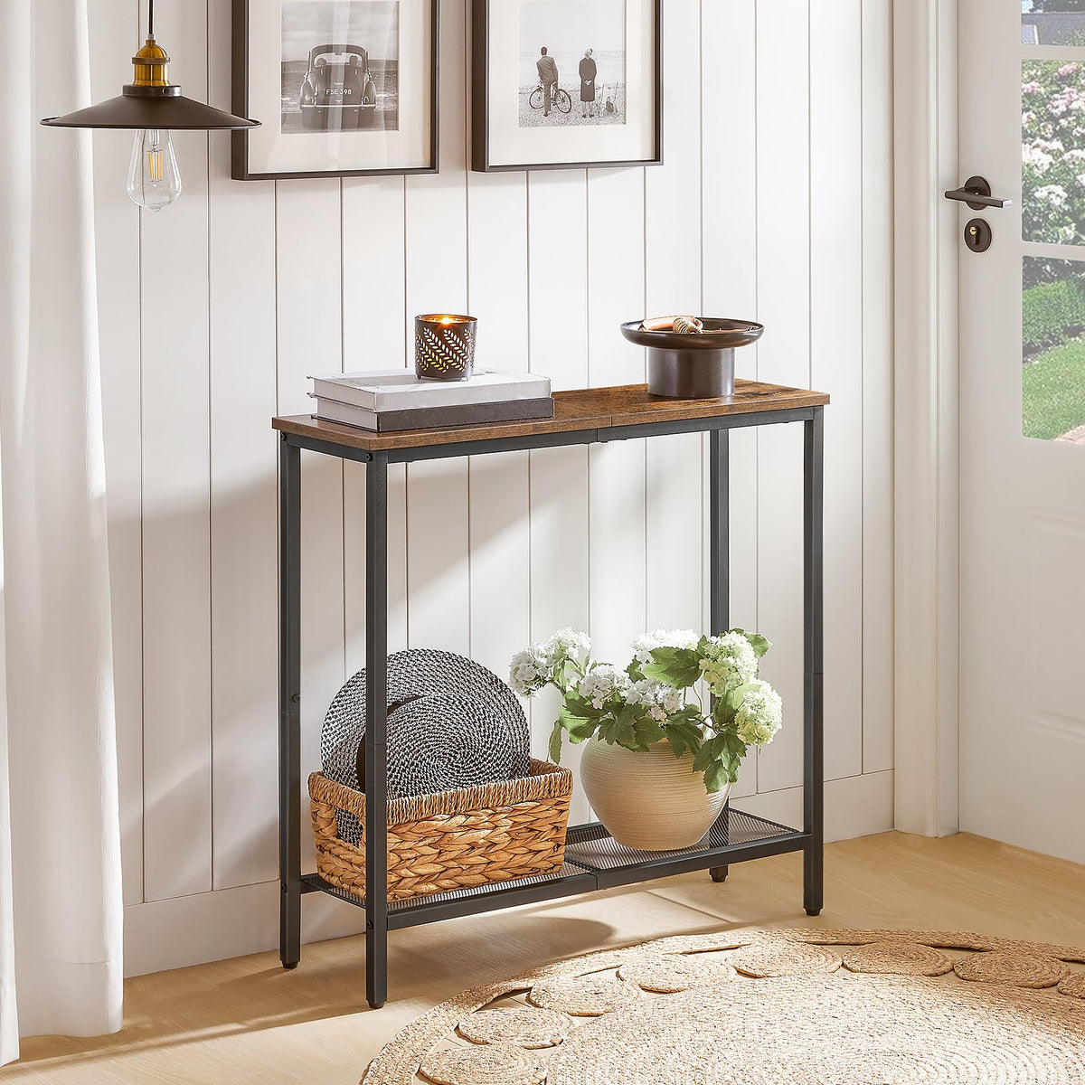 29.5" Narrow 2 Tier Console Table W83002