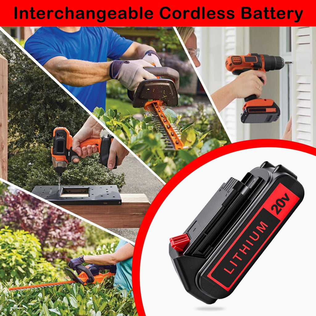 20V Max 4.0Ah Lithium Battery 2-Pack U18718