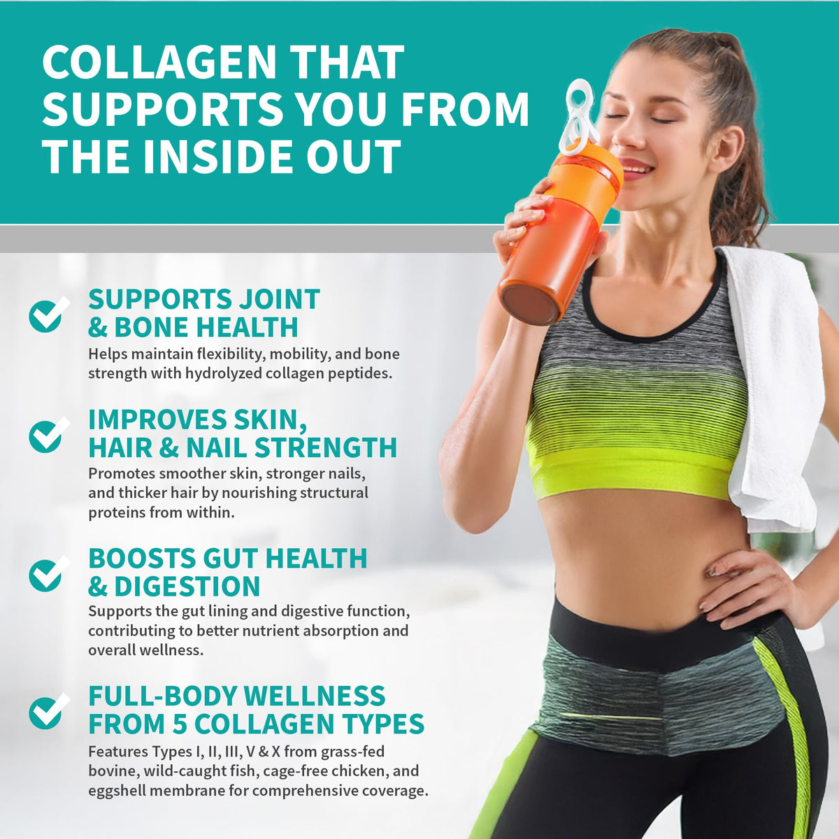 Multi Collagen Protein Powder Unflavored 58 Servings H530034