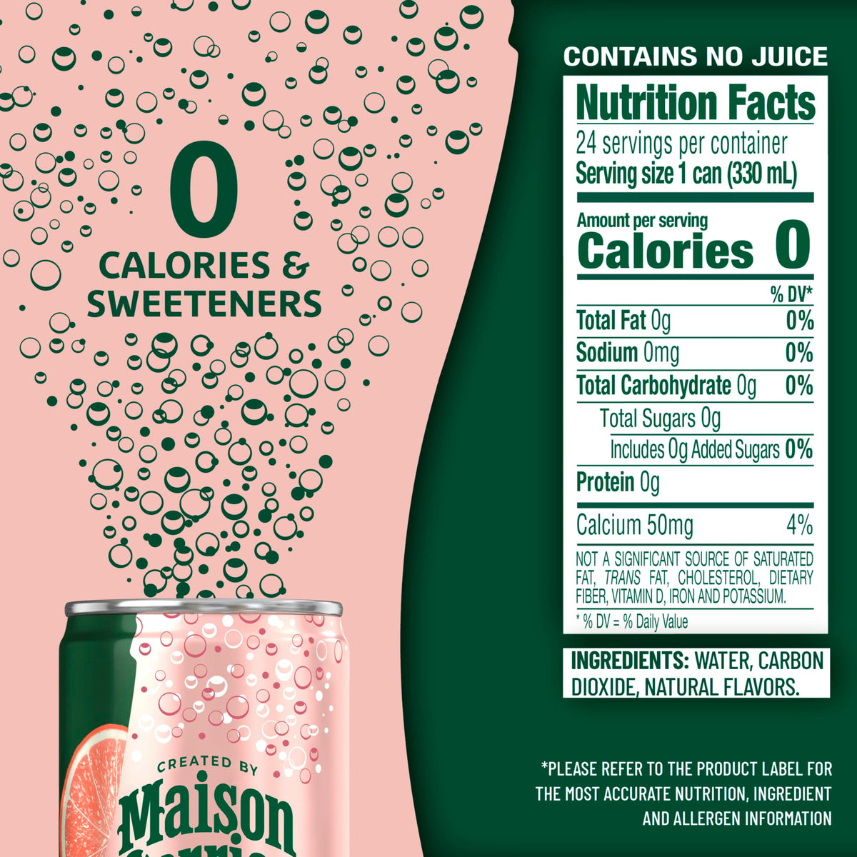 Grapefruit Sparkling Water 24 Pack S3087