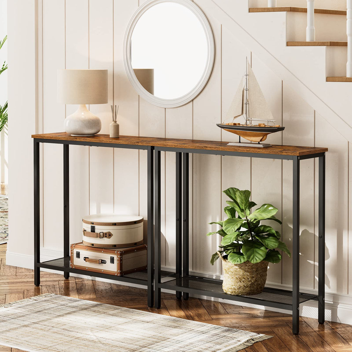 29.5" Narrow 2 Tier Console Table W83002