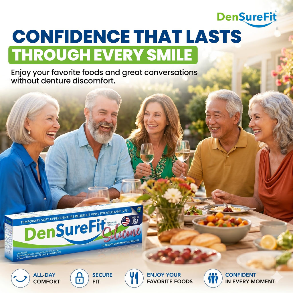 Upper Denture Reline Kit Soft Silicone Liner Y232447