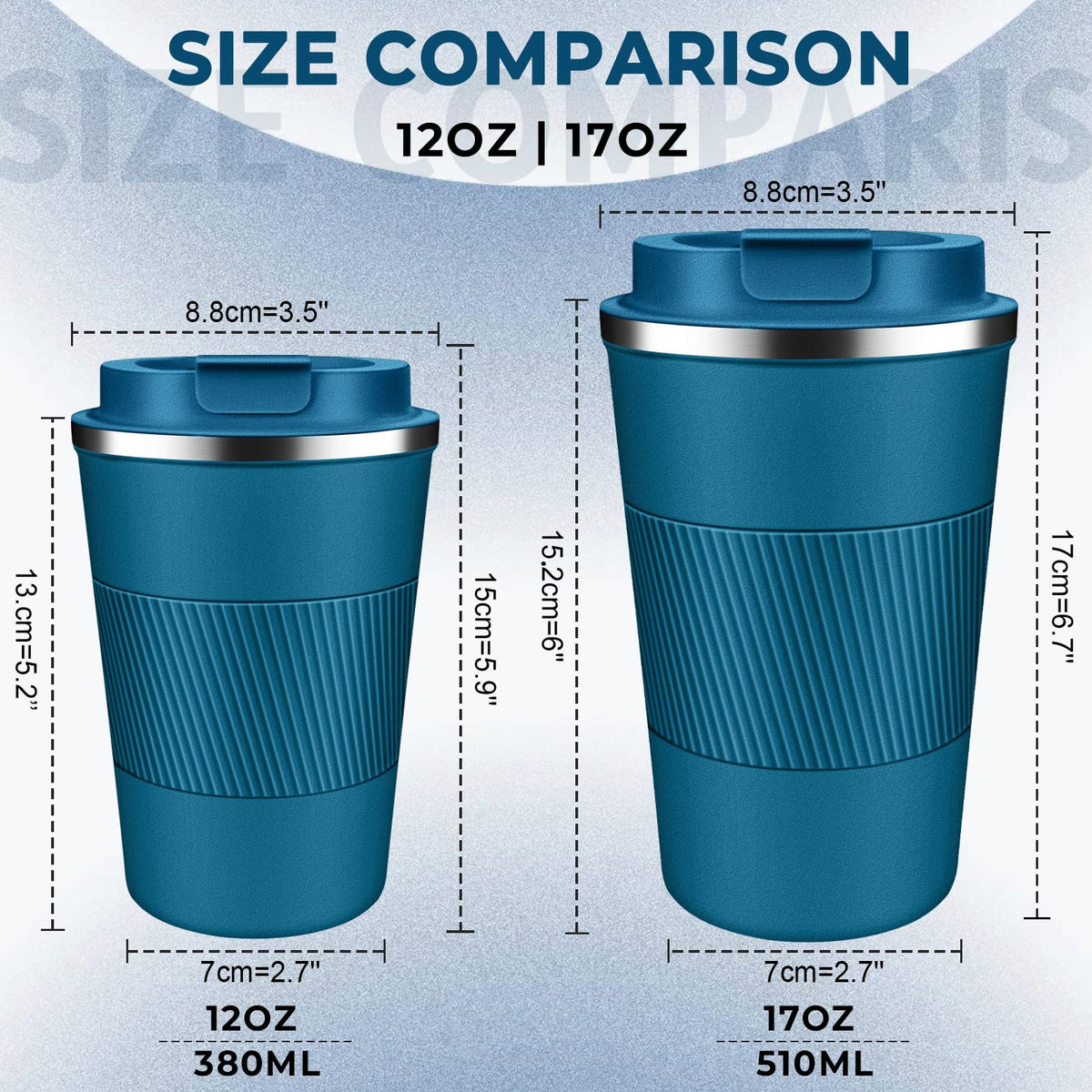 17 oz Stainless Steel Insulated Coffee Tumbler X82922
