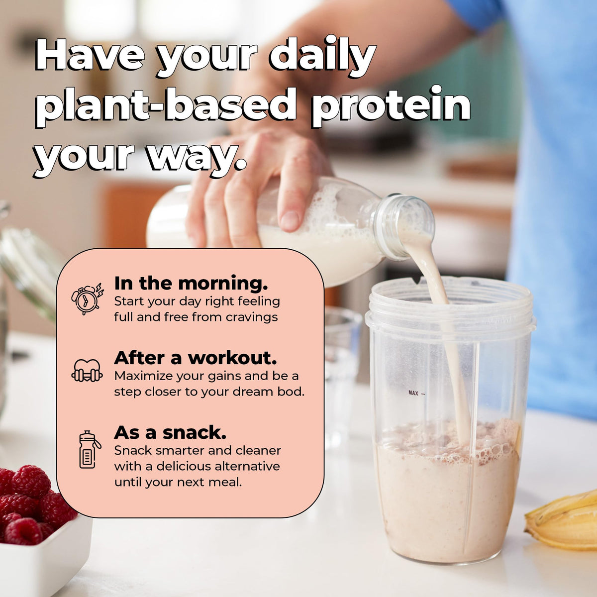 Vegan Protein Powder Vanilla 34 Servings K7361