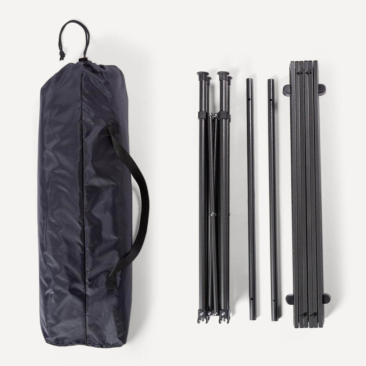 Portable Camping Table with Aluminum Roll-Up Top Z84463