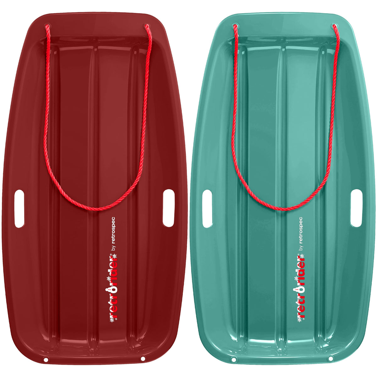 Plastic Snow Sled with Pull Rope V140