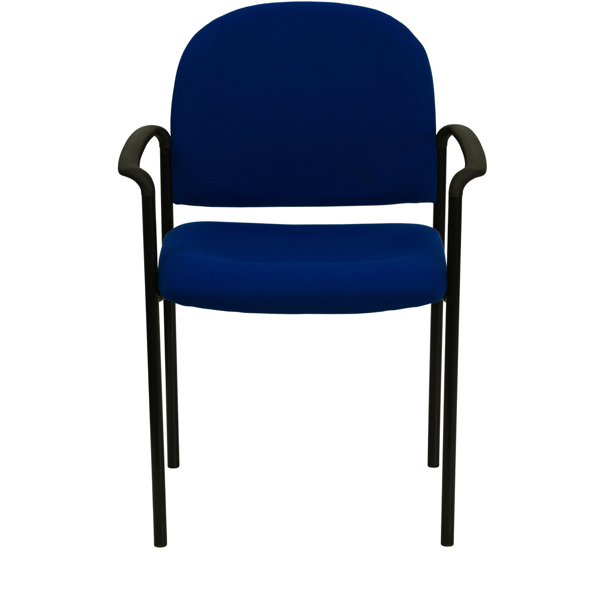 Navy Fabric Stackable Steel Side Chair W633