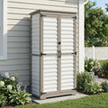 Outdoor Storage Cabinet with Adjustable Shelves O4533