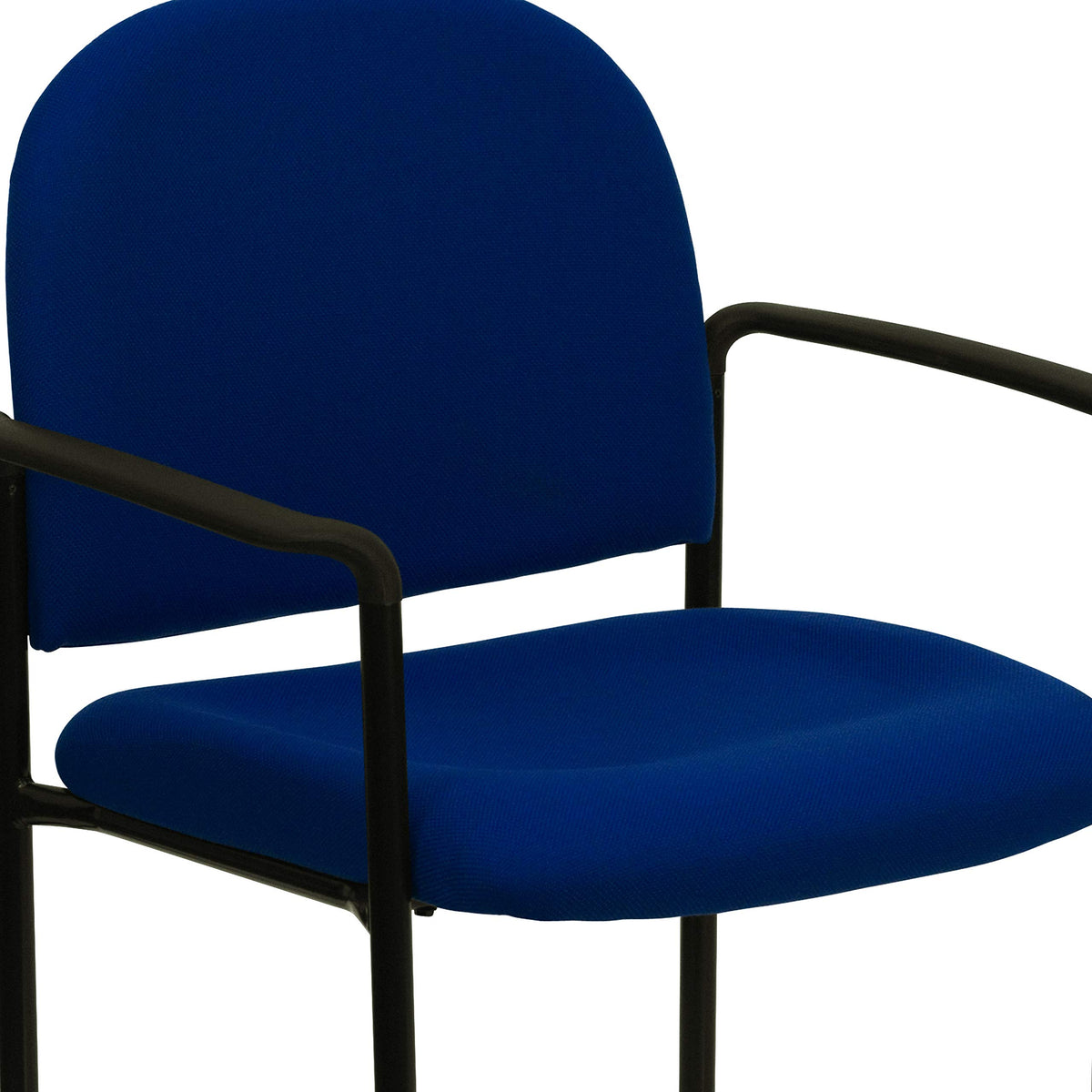 Navy Fabric Stackable Steel Side Chair W633