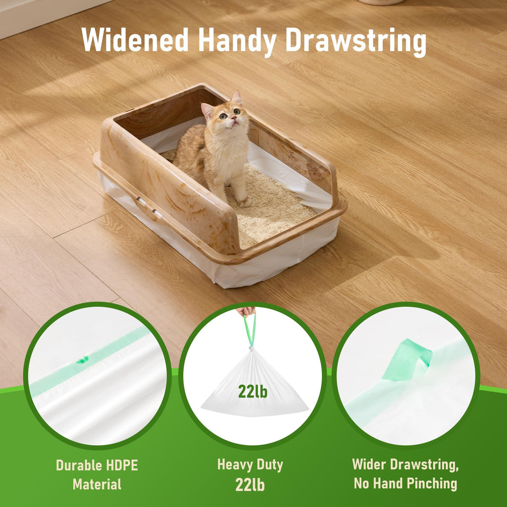 Cat Litter Box Liners Large 20 Count Y287519