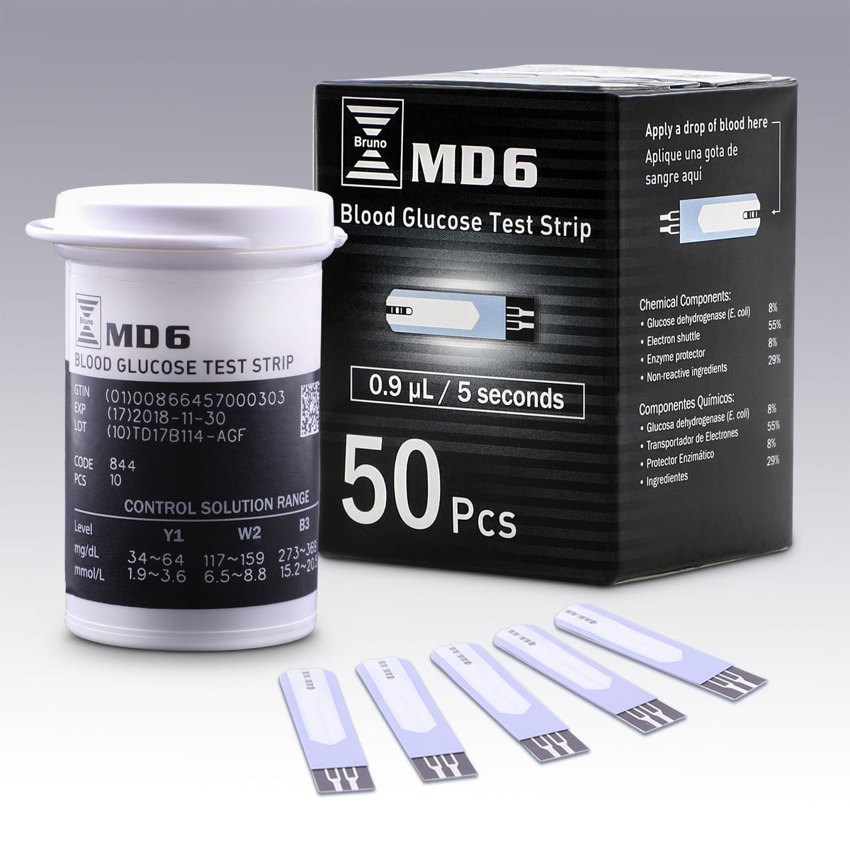 Blood Glucose Test Strips 50 Count Pack of 2 U493
