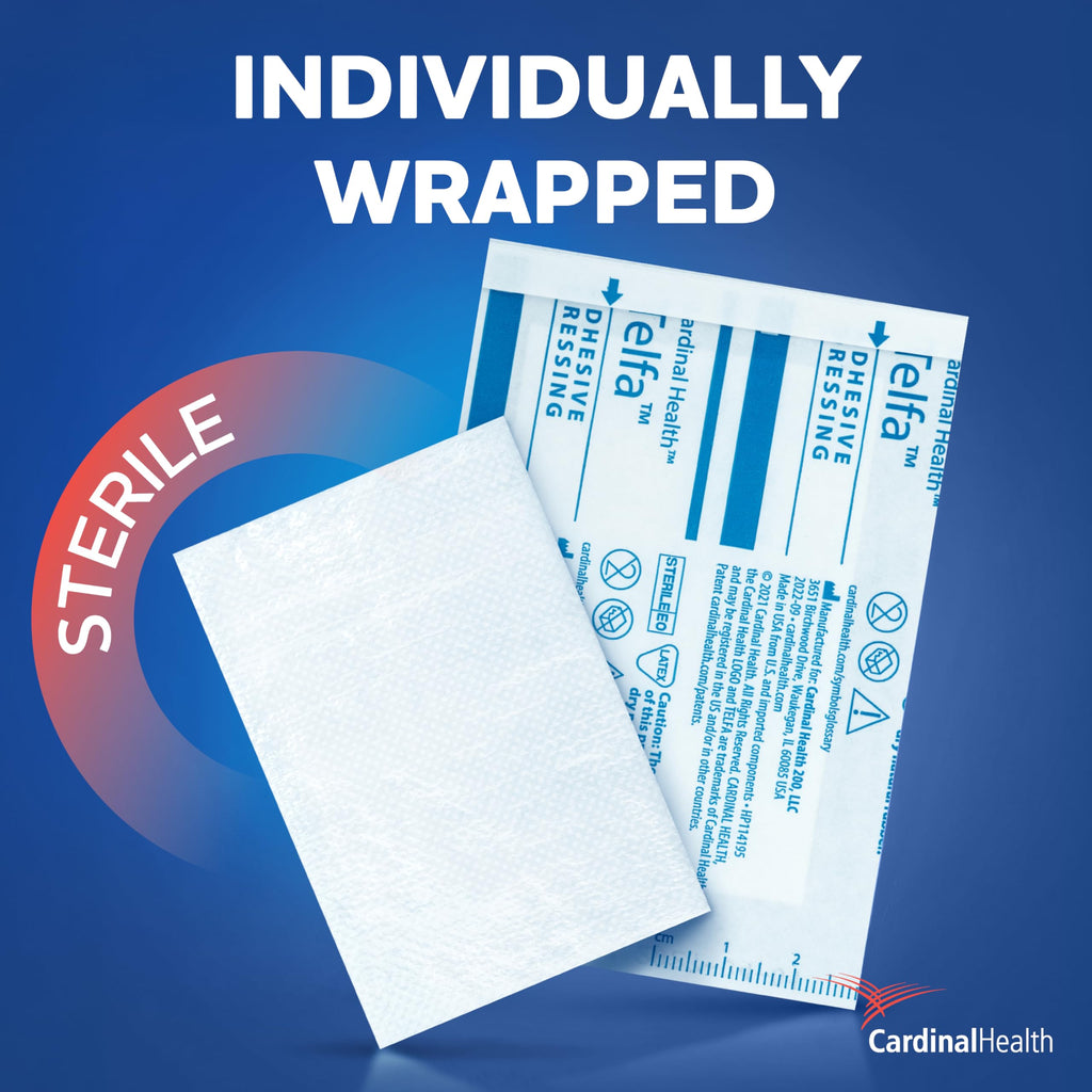 Sterile Adhesive Dressing 2" x 3" Pack of 100 P100960