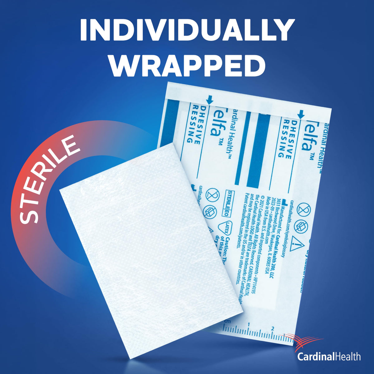 Sterile Adhesive Dressing 2" x 3" Pack of 100 P100960