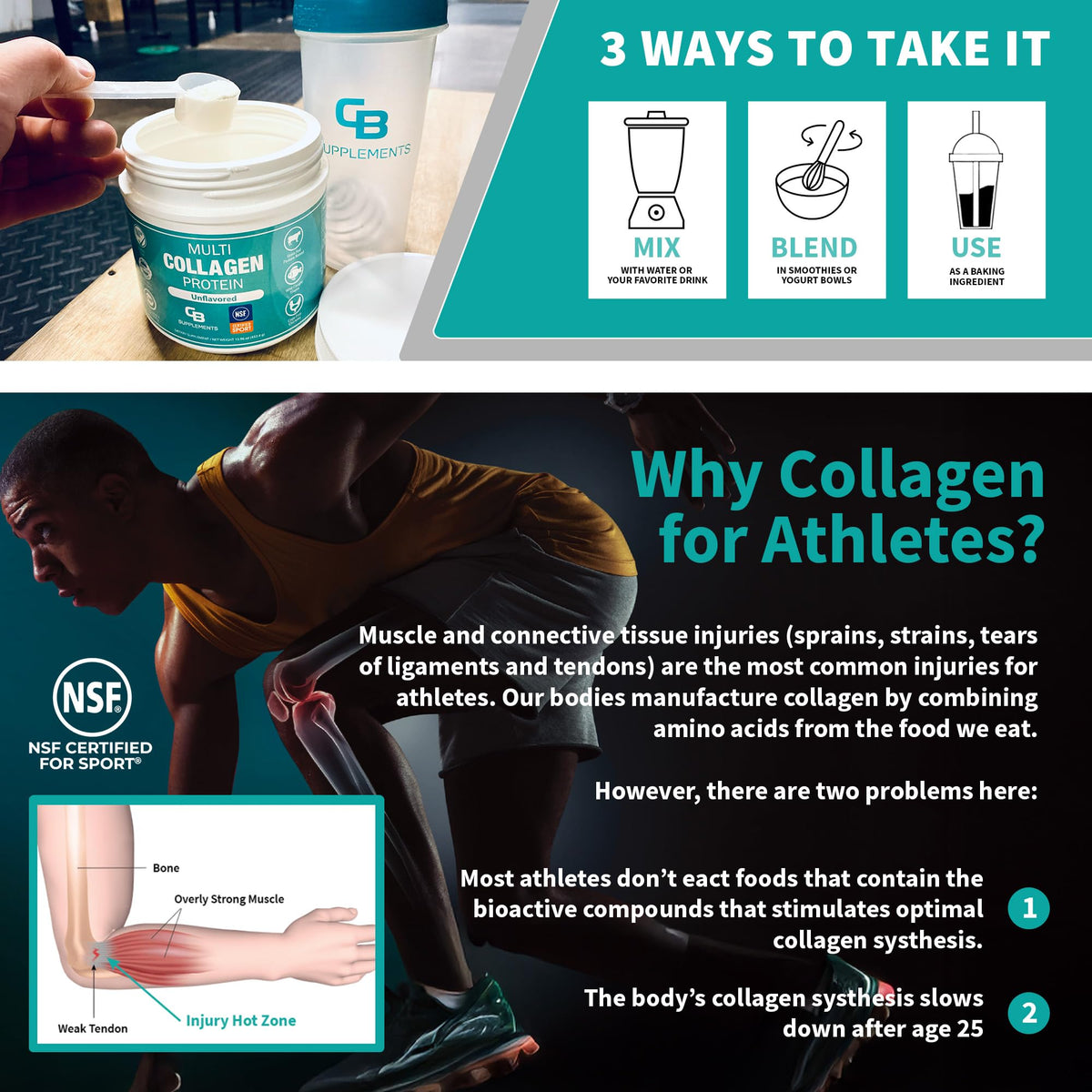 Multi Collagen Protein Powder Unflavored 58 Servings H530034