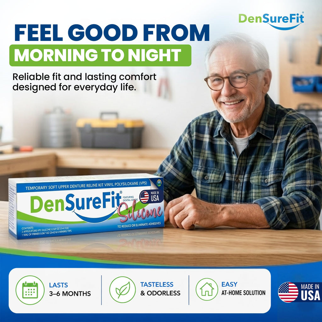 Upper Denture Reline Kit Soft Silicone Liner Y232447