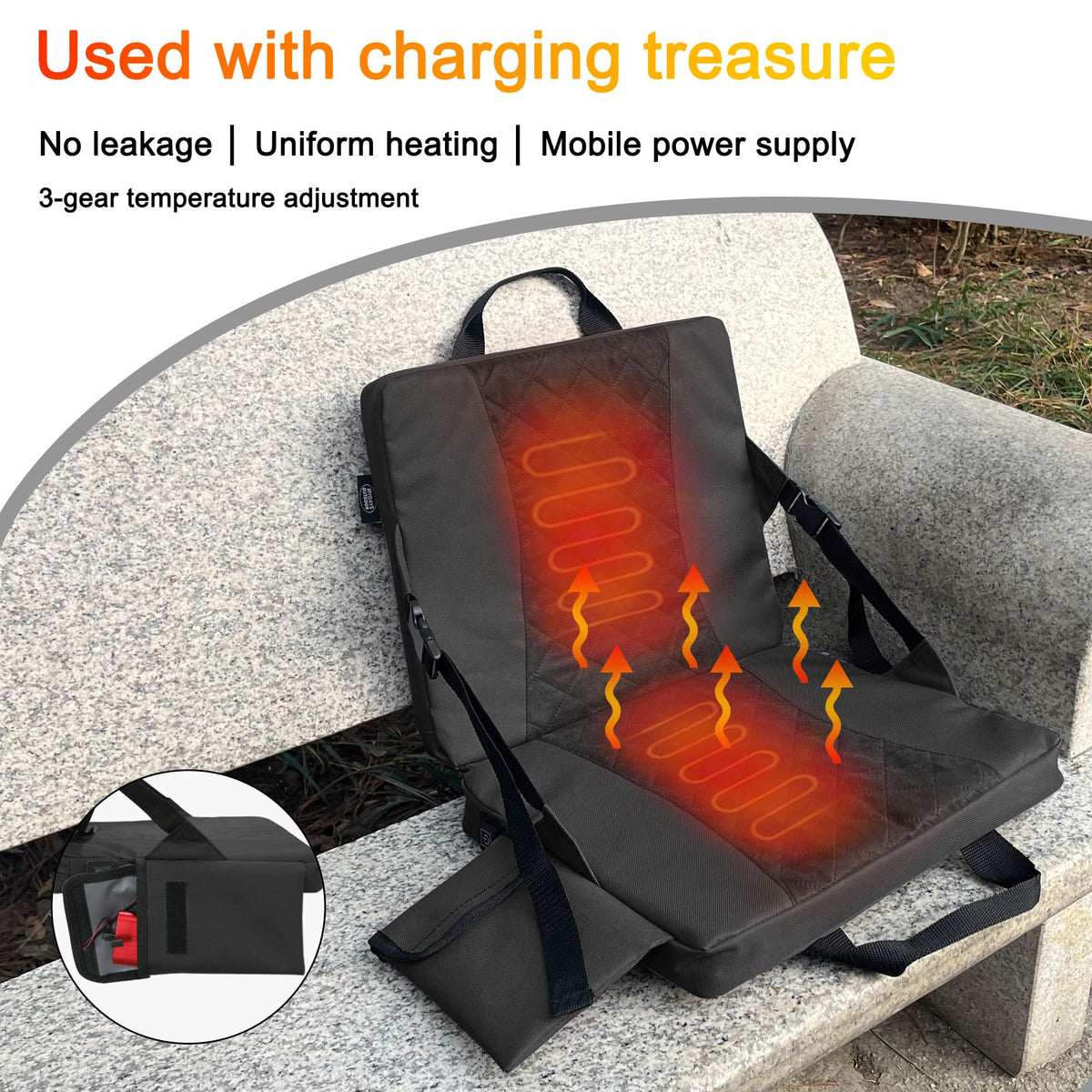 Warm Seat Cushion with Back Support P935152