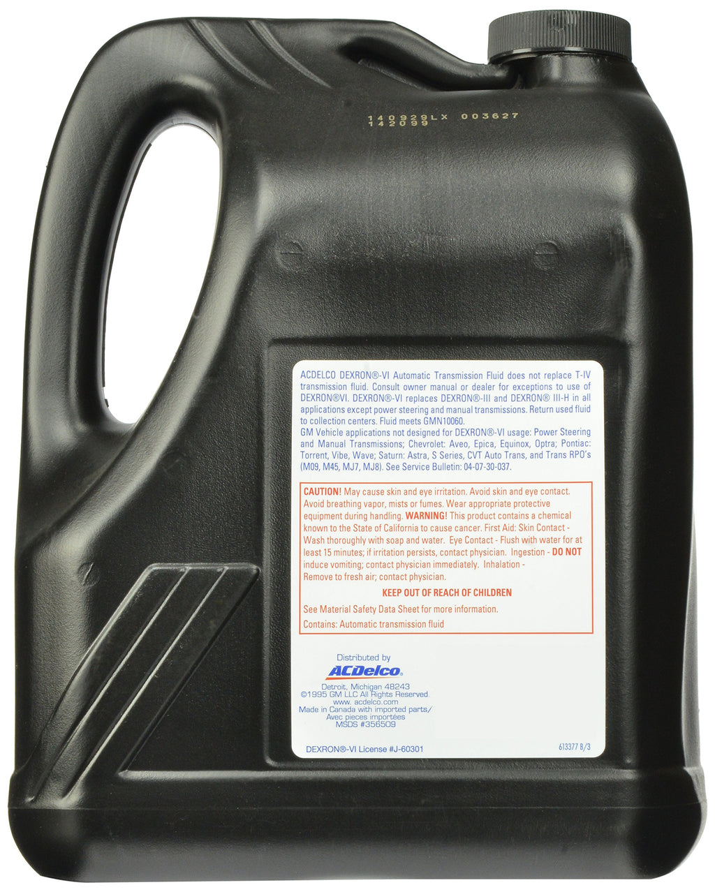 Dexron VI Automatic Transmission Fluid 1 gal Z899
